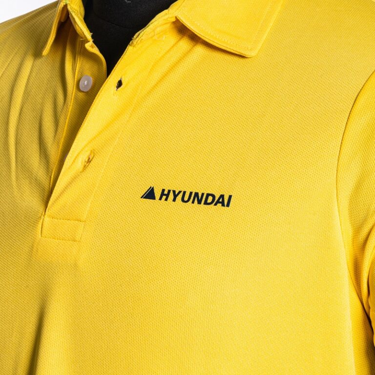 Hyundai Yellow Polo T-shirt - HCEI Store
